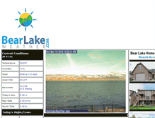 Tablet Screenshot of bearlakeweather.com